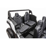 Elektrické autíčko Buggy ATV Racing UTV2000 Štvormiestne!!! Biela - 4 X 150W - 24V10Ah + 24V10Ah grátis